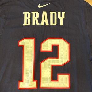 NFL Patriots Brady Navy Jersey T